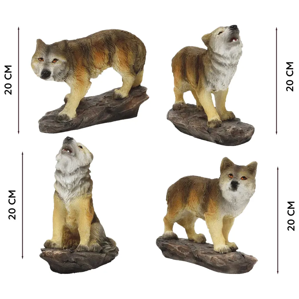 Les 4 loups gris