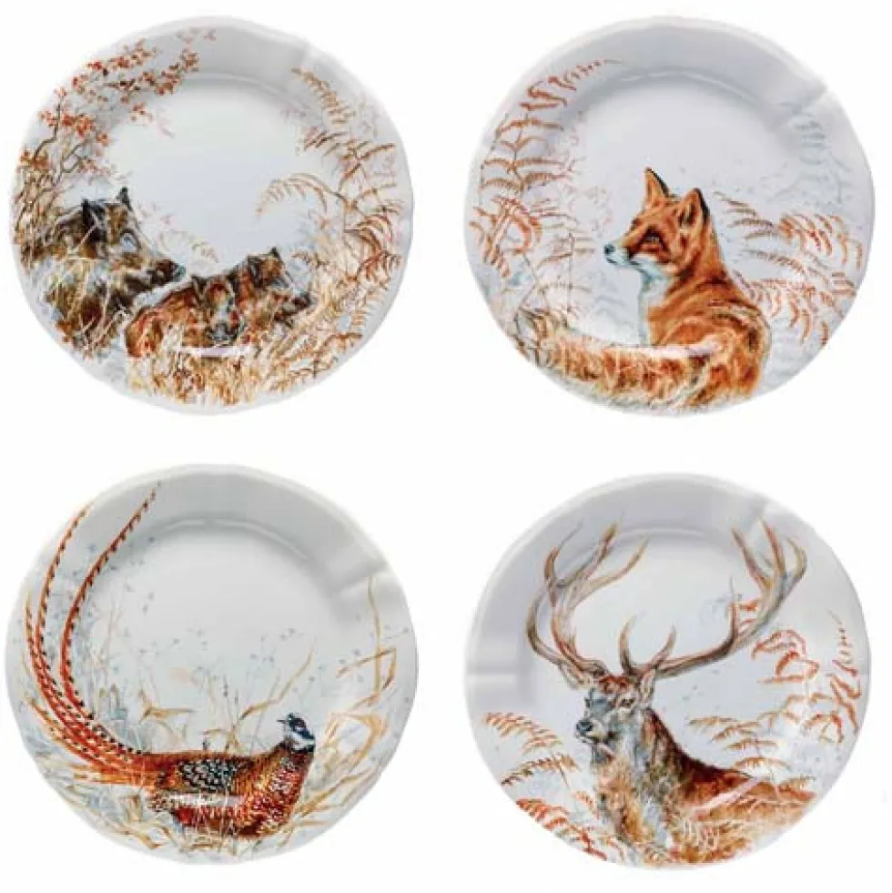Les quatre assiettes à dessert Sologne