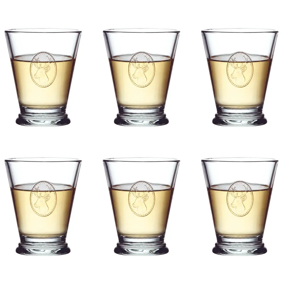 Les 6 verres à eau Grand Cerf