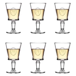 Les 6 verres à eau + les 6 verres à vin Grand Cerf