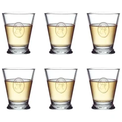 Les 6 verres à eau + les 6 verres à vin Grand Cerf