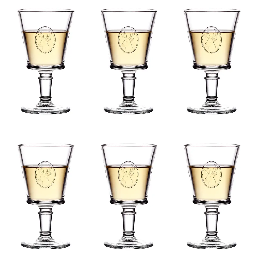 Les 6 verres à vin Grand Cerf