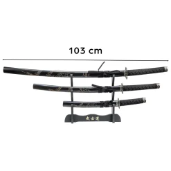 Le trio de katanas