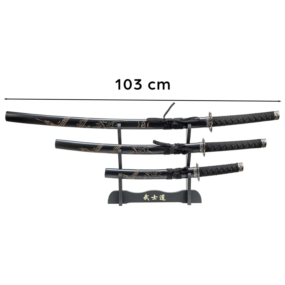 Le trio de katanas