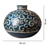 Le vase antique bleu