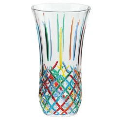 Le vase en cristal italien