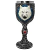 Le verre à pied loup blanc