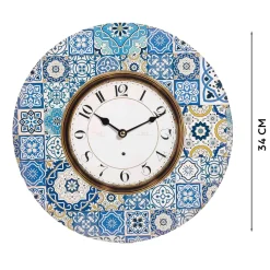 L’horloge carreaux de ciment