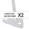 Lingettes microfibre - les 2