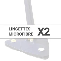 Lingettes microfibre - les 2