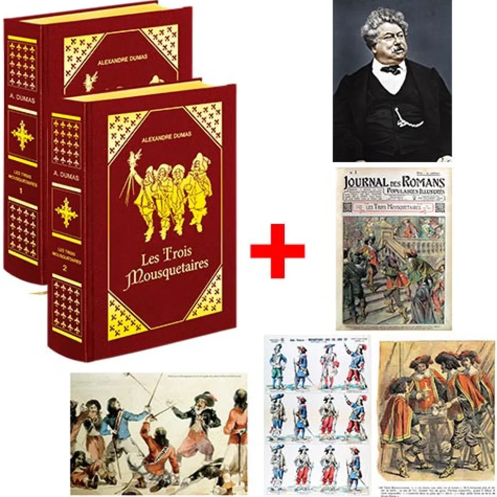 2 Livres Les Trois Mousquetaires + 5 cadeaux offerts
