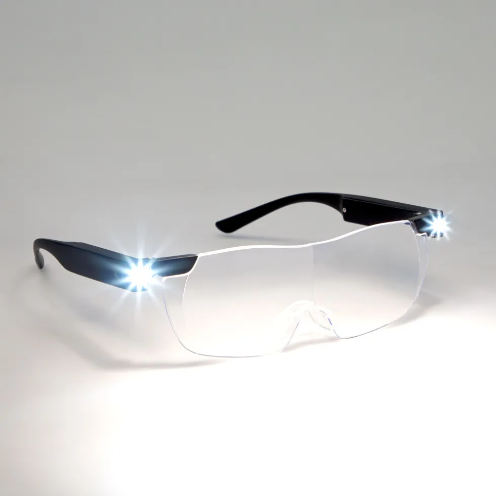 Lunettes loupe lumineuses