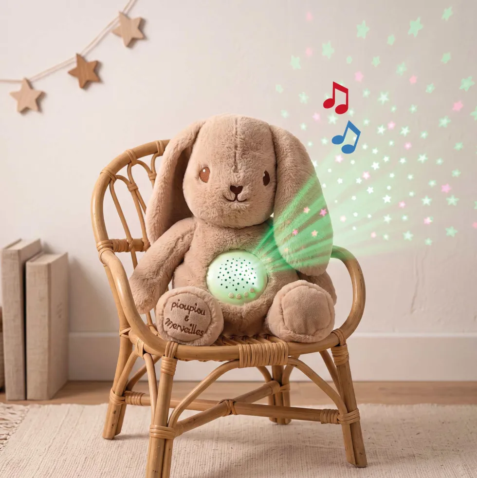 Marcel le lapin musical et lumineux
