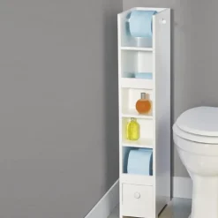 Meuble-réserve papier toilette
