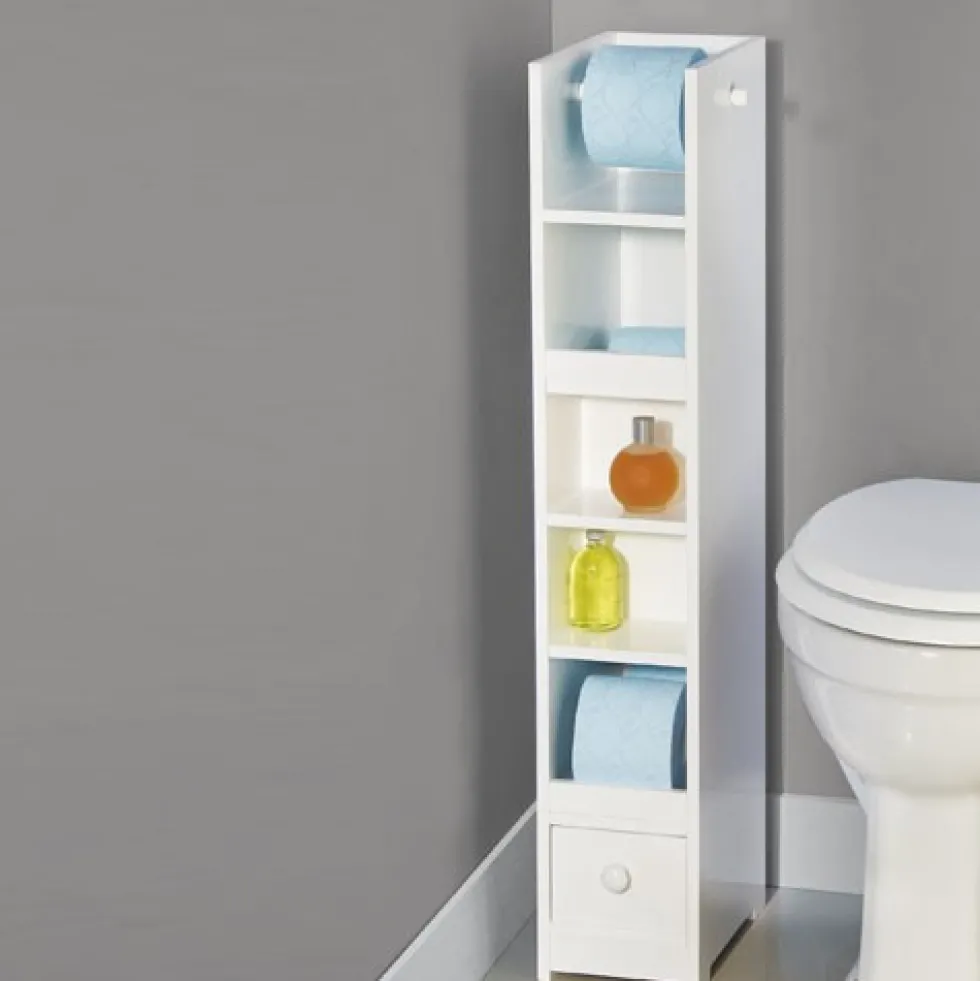 Meuble-réserve papier toilette