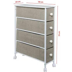 Meuble étroit 4 tiroirs