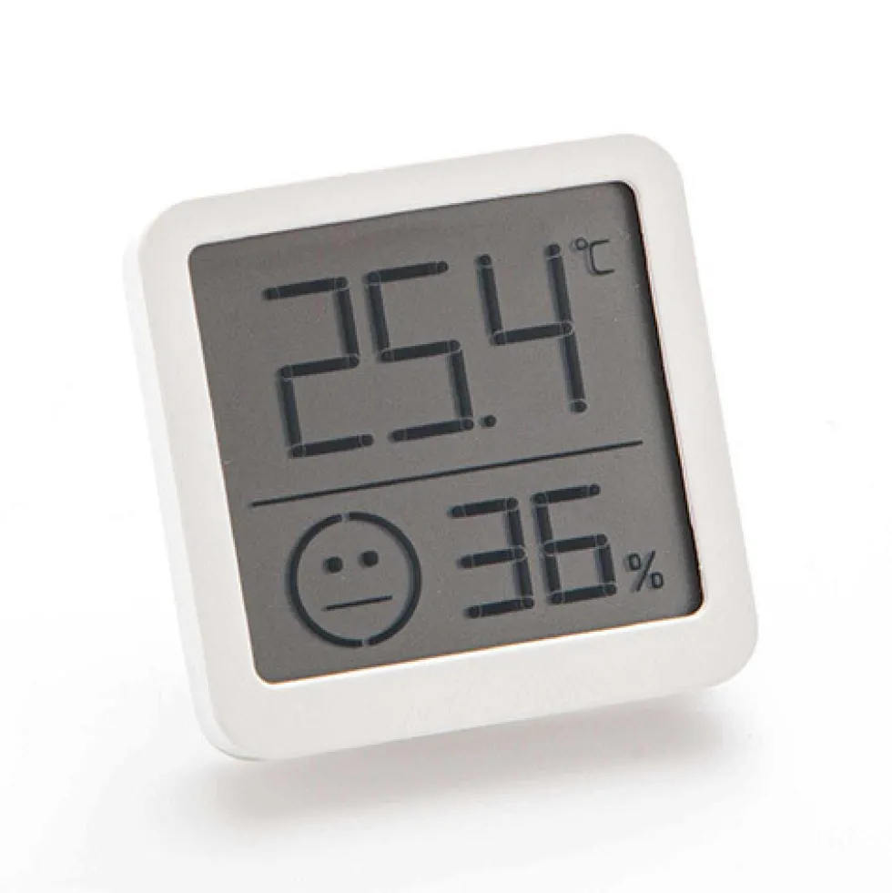 Mini thermomètre-hygromètre - les 4