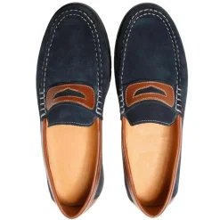Mocassins bateau cuir et Nubuck