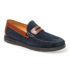 Mocassins bateau cuir et Nubuck