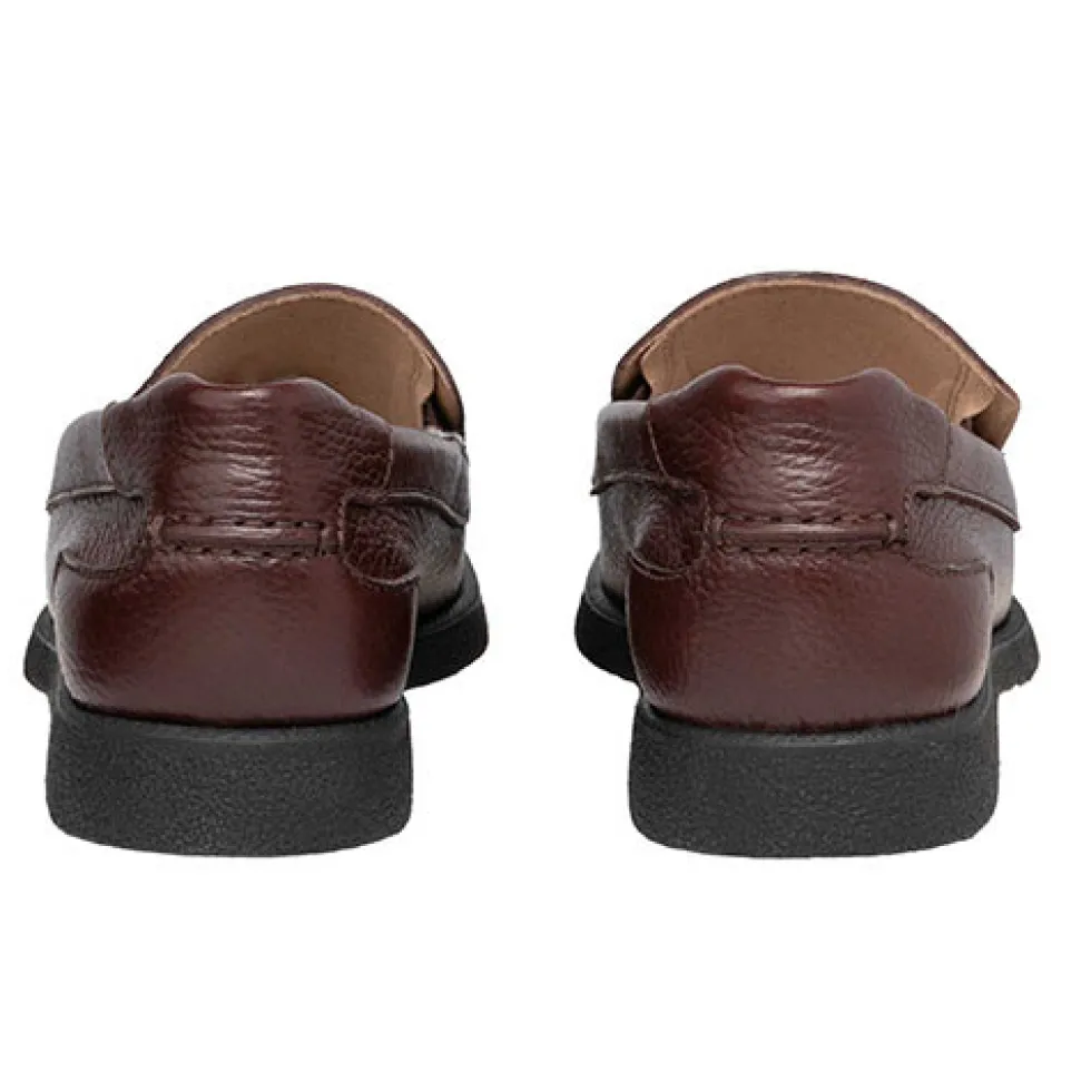 Mocassins cuir grainé