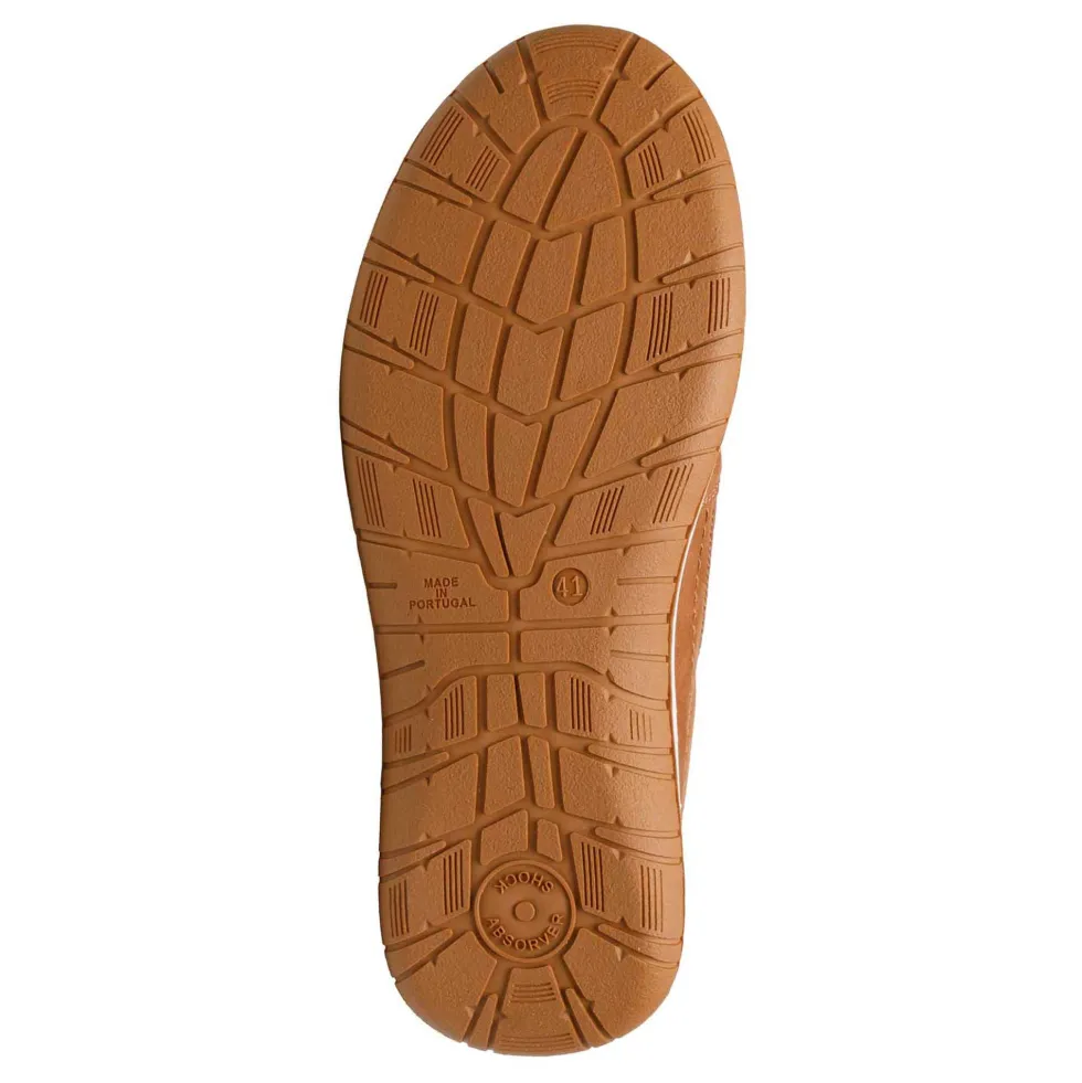 Mocassins cuir terracotta