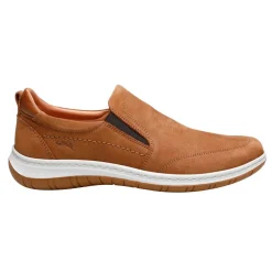 Mocassins cuir terracotta