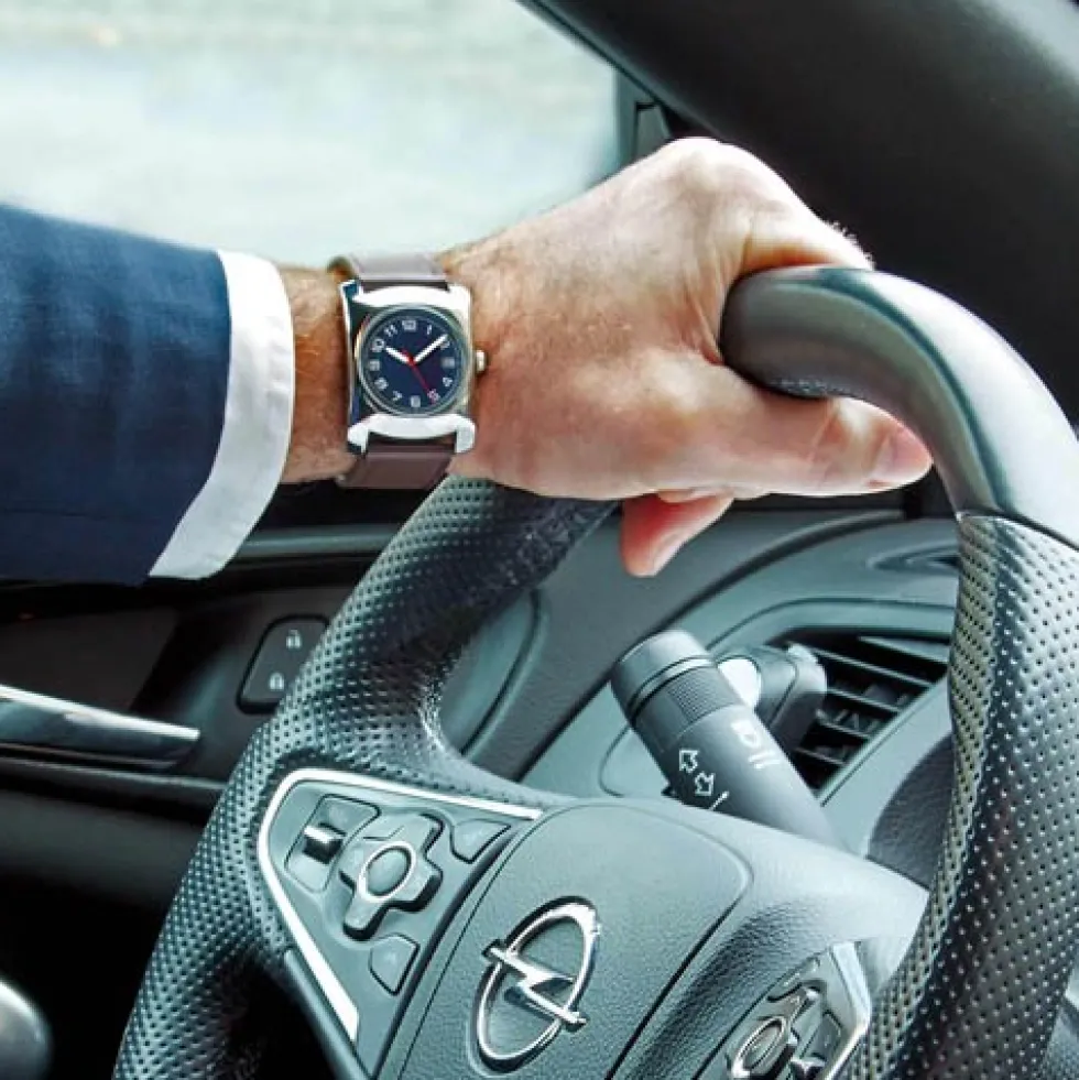 Montre cuir «Driver»