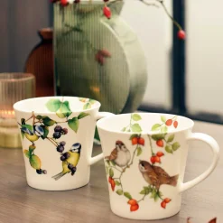 Mugs oiseaux - Les 4