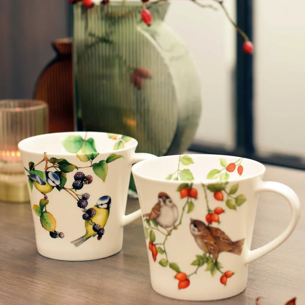 Mugs oiseaux - Les 4
