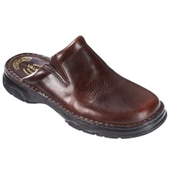 Mules Cuir Grande Largeur