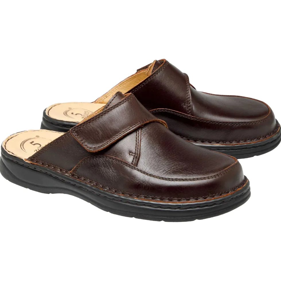 Mules cuir 5 zones