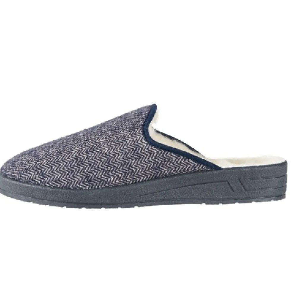 Mules fourrées laine