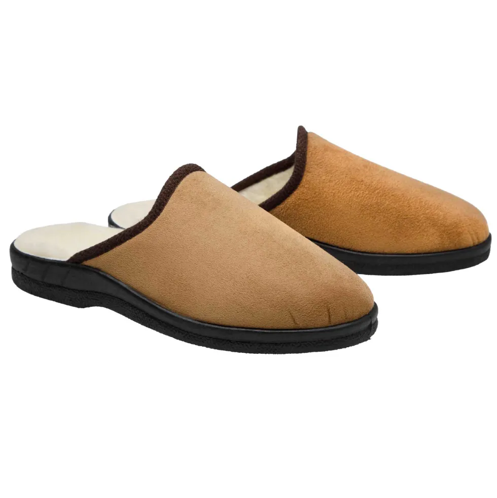 Mules fourrées laine