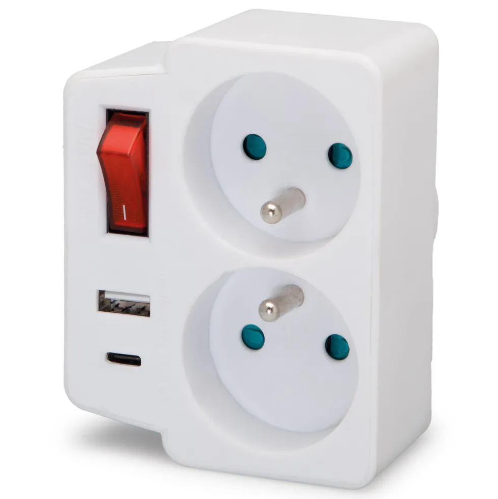 Multiprises Duo Plus