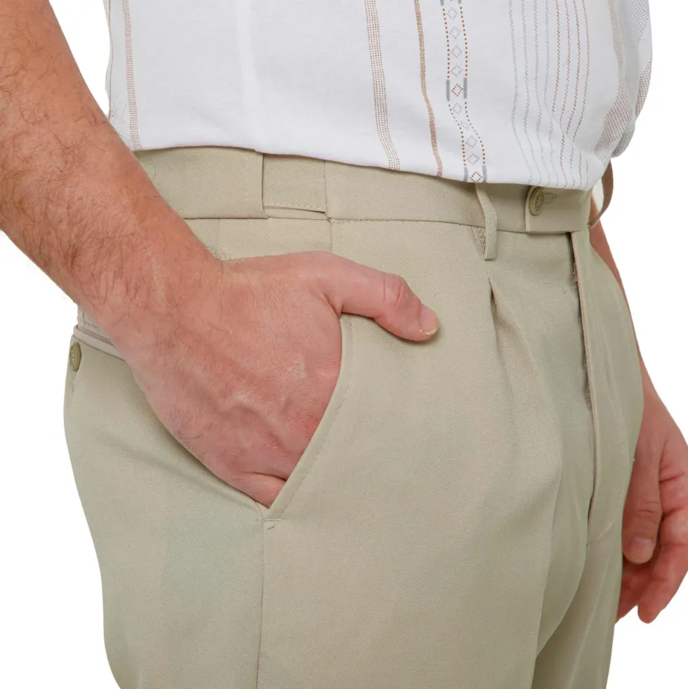 Pantalon antitache à ceinture confort
