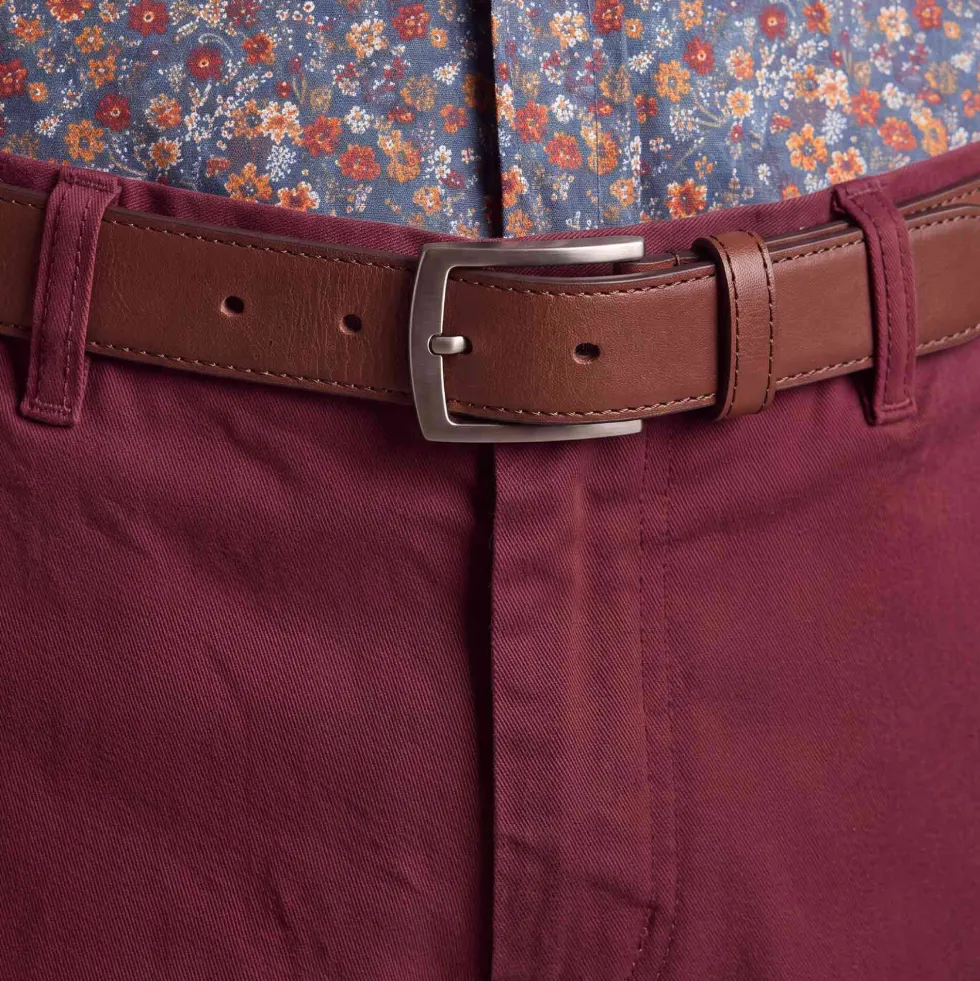Pantalon chino émerisé