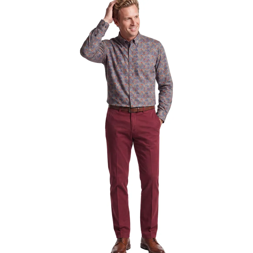 Pantalon chino émerisé