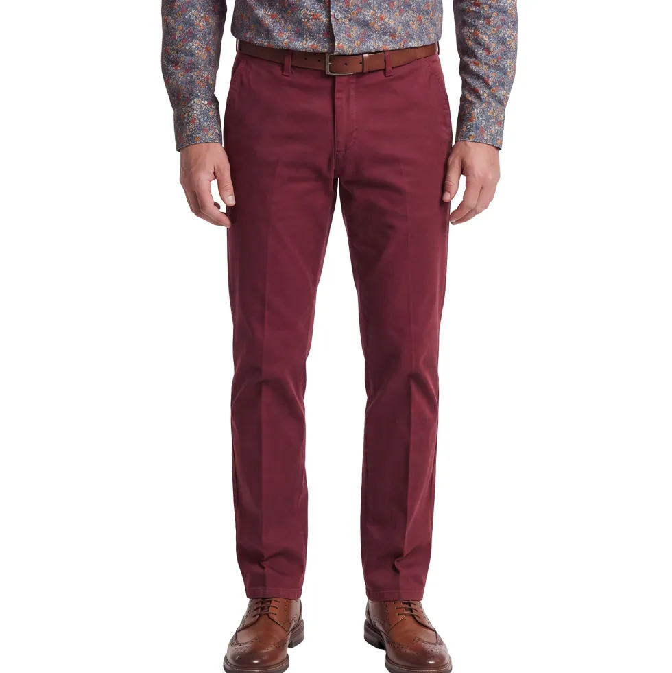 Pantalon chino émerisé