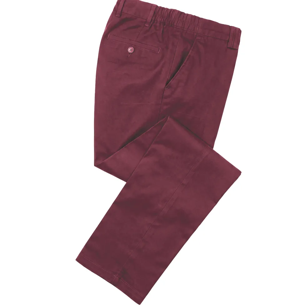 Pantalon chino émerisé