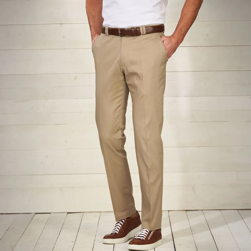 Pantalon chino «sur mesure» - Entrejambe 90 cm