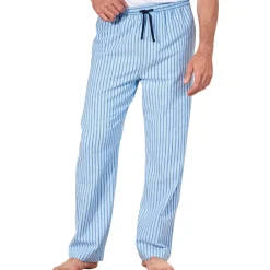 Pantalon détente coton rayé