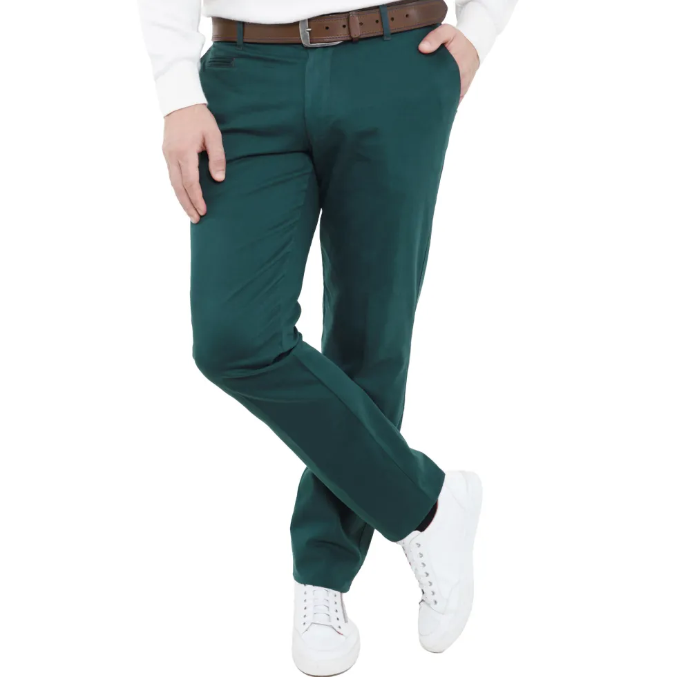 Pantalon gabardine sapin