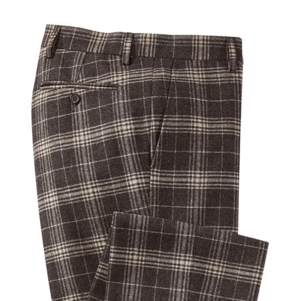 Pantalon laine carreaux