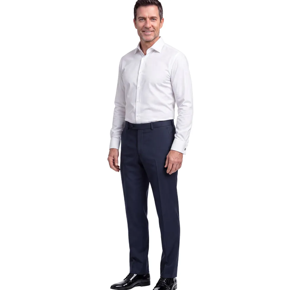 Pantalon laine infroissable