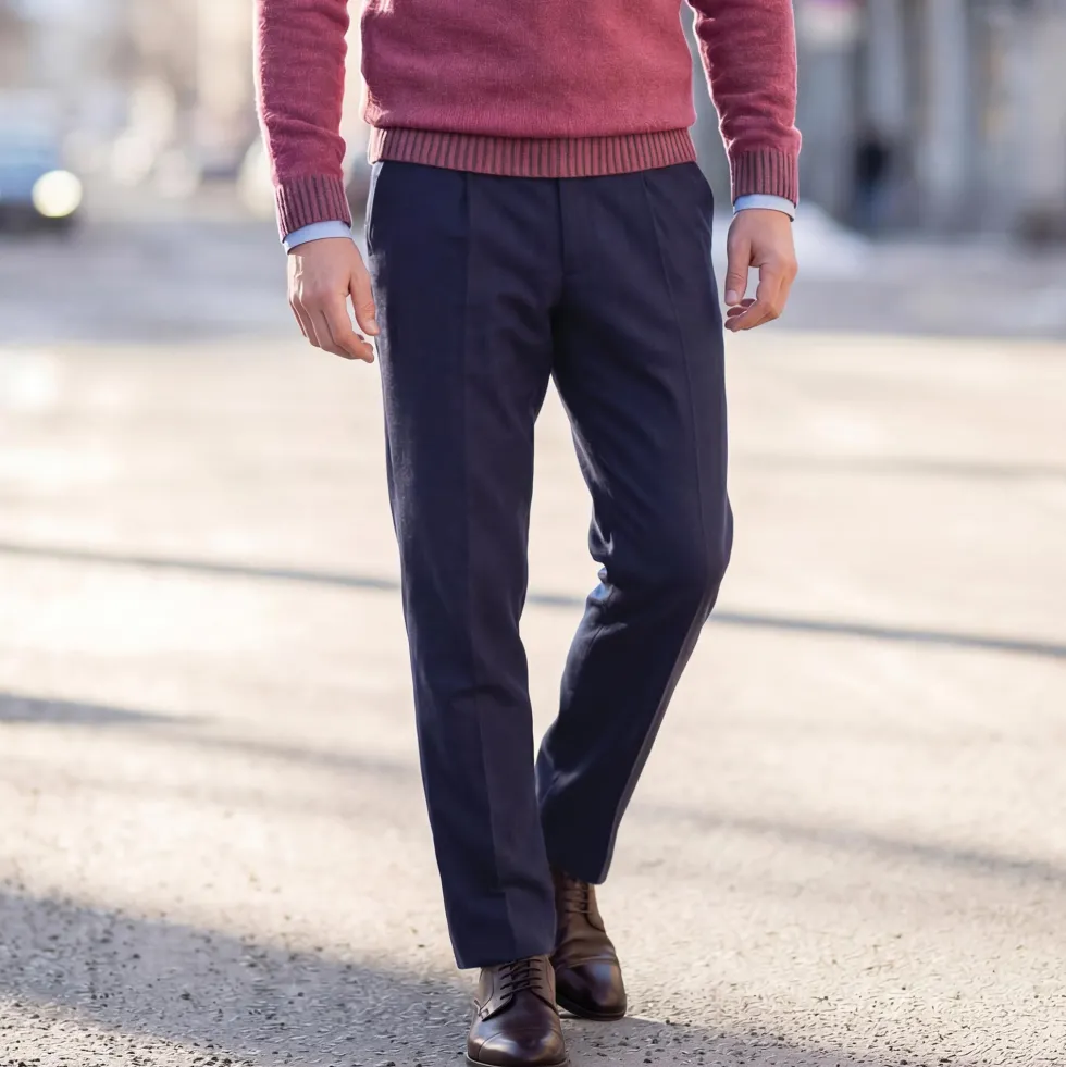 Pantalon laine infroissable