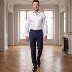 Pantalon laine infroissable