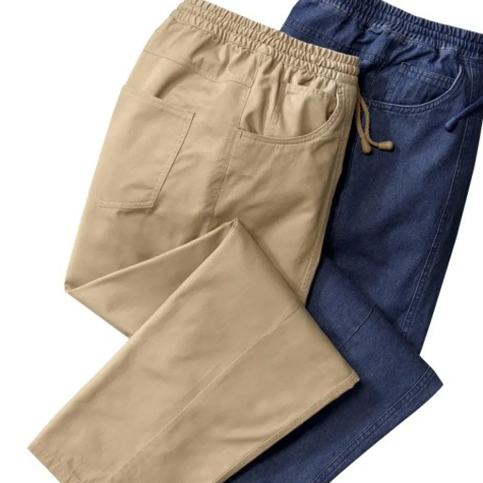 Pantalons détente holiday - les 2
