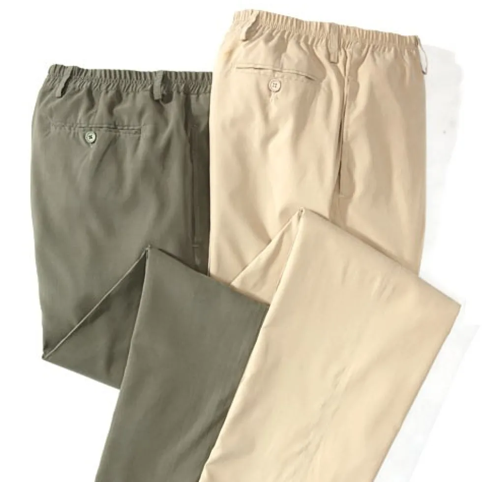 Pantalons microfibre "Summer light" - les 2