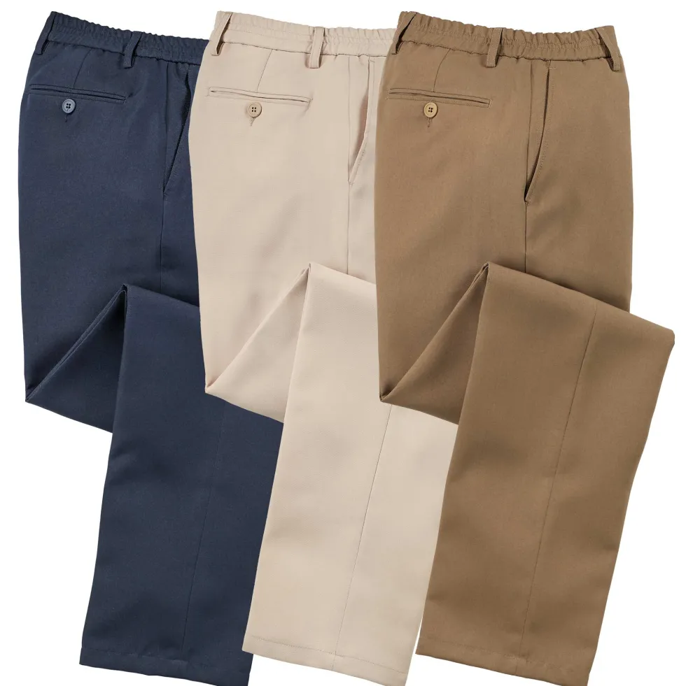 Pantalons ville confort - les 3