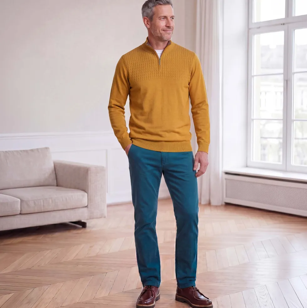 Pantalon twill de coton